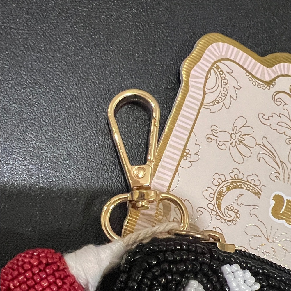 Wandering Moon | Houndstooth Pattern Beaded Bag N… - image 8